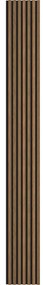 Mexen Lam-F, akustické stenové lamely 275 × 31,5 cm, filc 6 mm, dub moka, S105-275317-2812-074