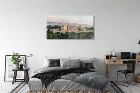 Obraz na akrylátovom skle Španielsko castle horský les 125x50 cm