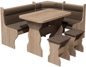 Rohová lavica Merkury II dub sonoma/boss 5