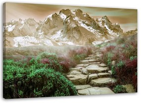 Gario Obraz na plátne Kamenná cesta na vrchol Rozmery: 120 x 80 cm