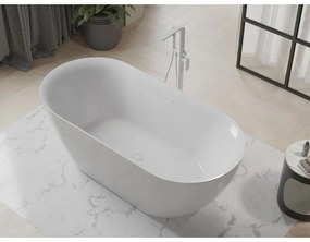 Mexen Roxy, voľne stojaca vaňa 170 x 80 cm, biela, biely prepad, 51201708000-20