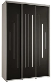 Skriňa 45 Canaris 12 160 biela/čierna/silver