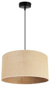 Závesné svietidlo JUTA, 1x jutové tienidlo, (výber z 2 farieb konštrukcie), (fi 35cm)