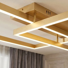 Toolight Toolight, LED stropné svietidlo, 80cm, 50W, 4000K, 4000lm, SWE060-C, zlatá matná, OSW-20160