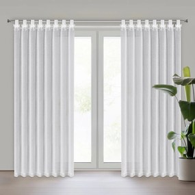 ZÁCLONA NA PÚTKACH ALEXANDRA 140X250 CM BIELA