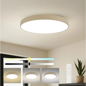 Brilagi-LED stmievateľné svietidlo POOL SMART LED/128W/230V 100 cm béžové Wi-Fi Tuya + diaľkové ovládanie