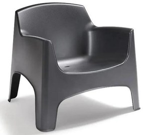 Kreslo Ibiza z grafitového plastu