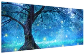 Obraz - Mystický les (120x50 cm)
