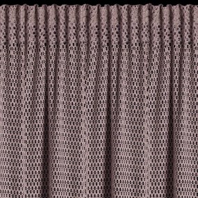 ZÁVES NA PÁSKE GABBY 140X270 CM RUŽOVÁ