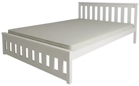 Posteľ MAICA 90 x 200 cm, biela Rošt: S latkovým roštom, Matrac: Matrac SOMNIA 18 cm