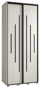 Skriňa 45 Canaris 12 120 biela/čierna