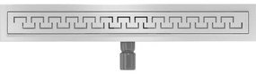 Mexen Flat nerezový sprchový žľab 50 cm vzor M15, 1024050-15