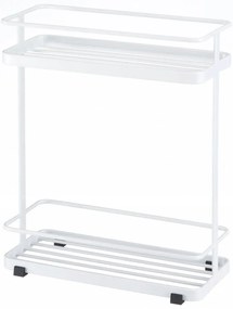 Biely dvojposchodový organizér Yamazaki Tower