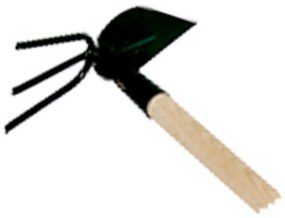 Motyčka špicatá + 3 zub.s nás.1000 mm KLC