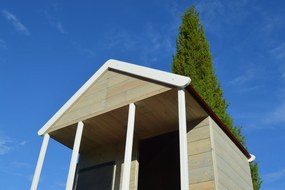 Marimex | Detský drevený domček Marimex Veranda s hojdačkou | 11640371