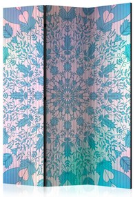 Artgeist Paraván - Girly Mandala (Blue) [Room Dividers]