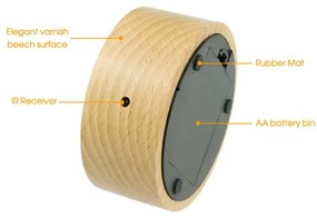 XSTRON TDL-WR1 - Základňa pre 3D LED nočnú lampu - Wood - exkluzívna drevená