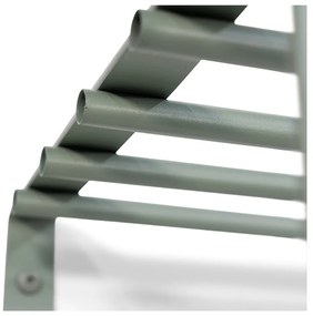 Zeleno-sivý kovový nástenný vešiak s poličkou Rex – Spinder Design