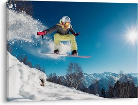 Obraz - Snowboardista (70x50 cm)
