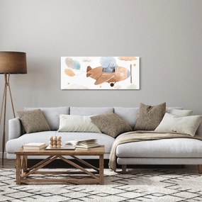 Obraz - Akvarelový slon v lietadle (120x50 cm)
