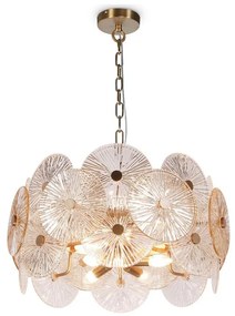 Maytoni MOD007PL-08G - Luster na reťazi ASTER 8xE14/40W/230V