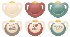 NUK Latexový cumlík NUK For Nature 0-6m 2 ks béžová