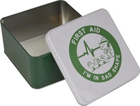 PEANUTS Dóza First Aid - zelená