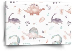 Sablio Obraz Maľované dinosaury - 60x40 cm