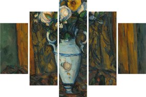 Obraz - Paul Cézanne, Vase of Flowers, reprodukcia (150x105 cm)