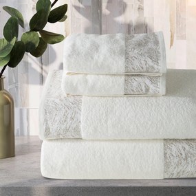 FROTÉ UTERÁK RUBI SADA 6KS 50X90 CM STRIEBORNÁ