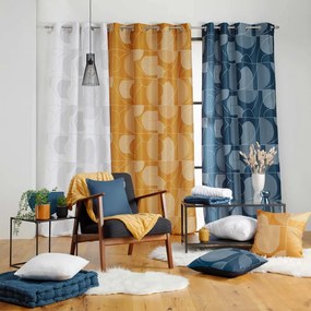 Žltá voálová záclona 140x280 cm Esquisse – douceur d'intérieur