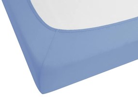 Biberna Napínacia plachta (modrá, 140 – 160 x 200 cm)  (100226989)