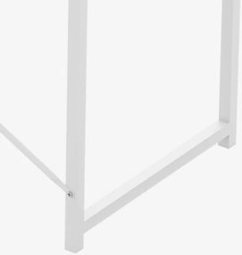 Rohový pracovný stôl s policami Leader 5.9 biely