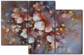 Obraz na plátne - Kvet mandlí, reprodukcia ručnej maľby 1273D (105x70 cm)