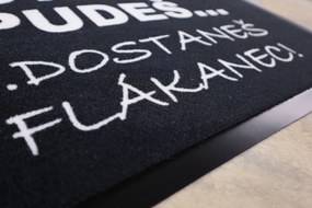 Mercury Flooring, Predložka Flákanec 40x60 cm, 40x60, čierna