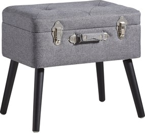 XXXLutz TABURETKA, drevo, textil, kompozitné drevo, 50/46/35 cm Xora - Kreslá - 000075000102