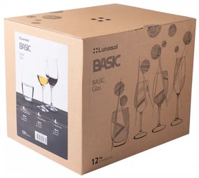 Lunasol - Štartovací set pohárov do domácnosti 12 ks - BASIC Glas Lunasol (322025)
