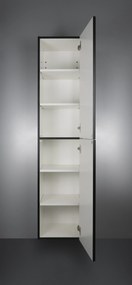 Deante Prizma, vysoká závesná skrinka 350x350x1600 mm, čierna matná, DEA-SDI_NSL1
