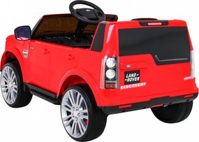 Ramiz Land Rover Discovery elektrické auto pre deti červené SUV + diaľkové ovládanie