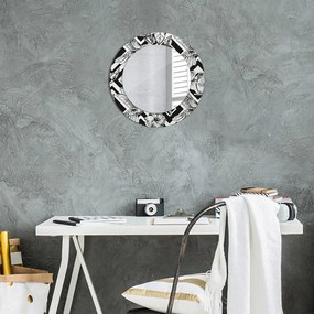 Okrúhle ozdobné zrkadlo Kolibrík fi 50 cm