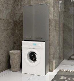 Koupelnová skříňka nad pračku Fin 2D šedá