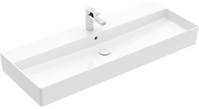 VILLEROY &amp; BOCH Memento 2.0 závesné umývadlo s otvorom, s prepadom, 1200 x 470 mm, biela alpská, 4A22C501