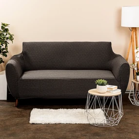 4Home Multielastický poťah na sedačku Comfort Plus hnedá, 140 - 180 cm, 140 - 180 cm