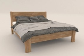 Amara Beds Drevená posteľ z prírodného buku Sion H1, prevedenie BK1, 180x200 cm
