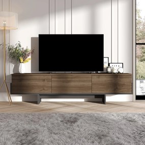 TV skrinka Hega (orech + čierna). Akcia -19%. Vlastná spoľahlivá doprava až k Vám domov. 1144714