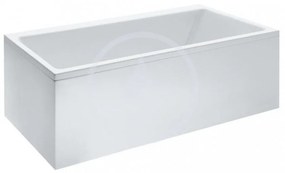 LAUFEN Pro Vaňa do pravého rohu, 1700 mm x 750 mm, biela – s rámom, senzorové ovládanie, LED osvetlenie H2319550006151