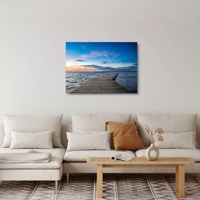 Sklenený obraz - Mólo (70x50 cm)