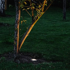 Sada 6 moderných vonkajších zemných bodových svetiel z nerezovej ocele IP65 nastaviteľných - Delux