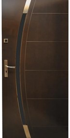 Dvere vchodové WZ 66 90P dub bahenný