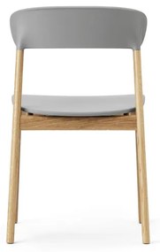 Stolička Herit Chair – sivá/dub